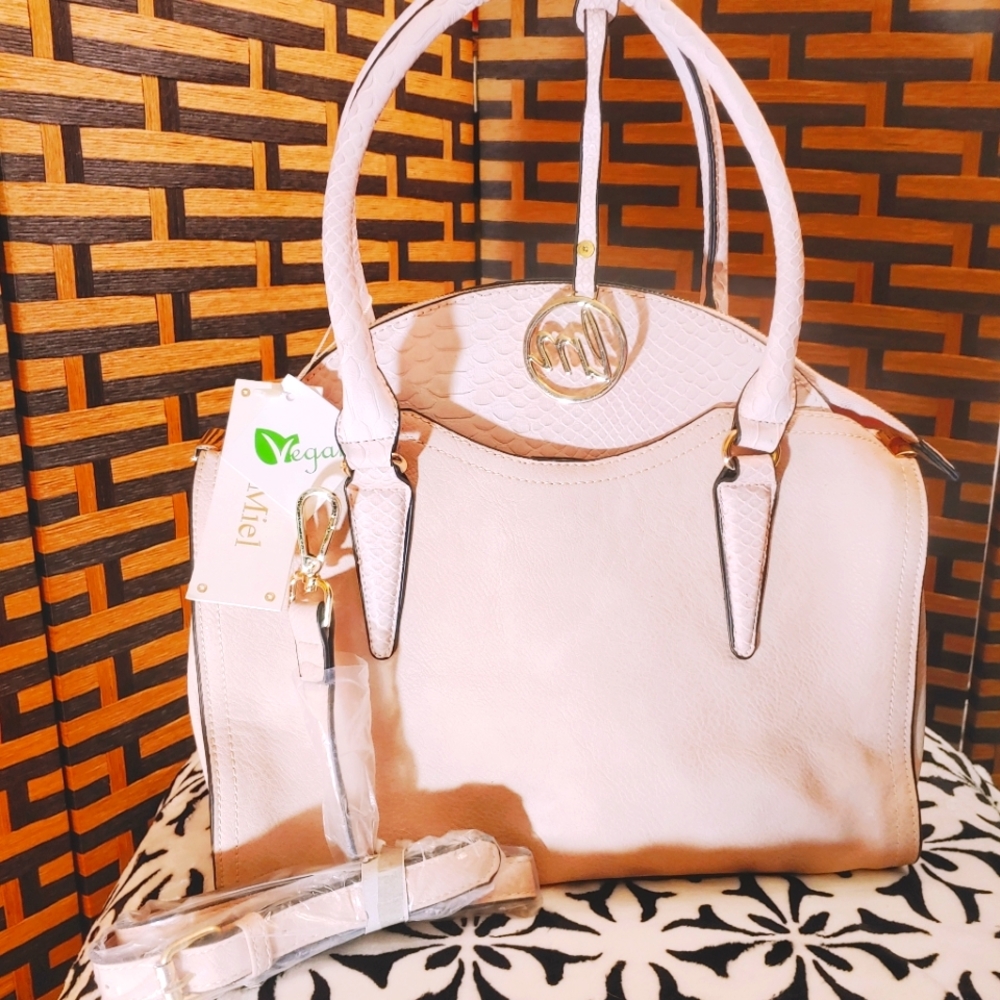 Vegan Shoulder Bag/ Clutch Purse 2 In 1